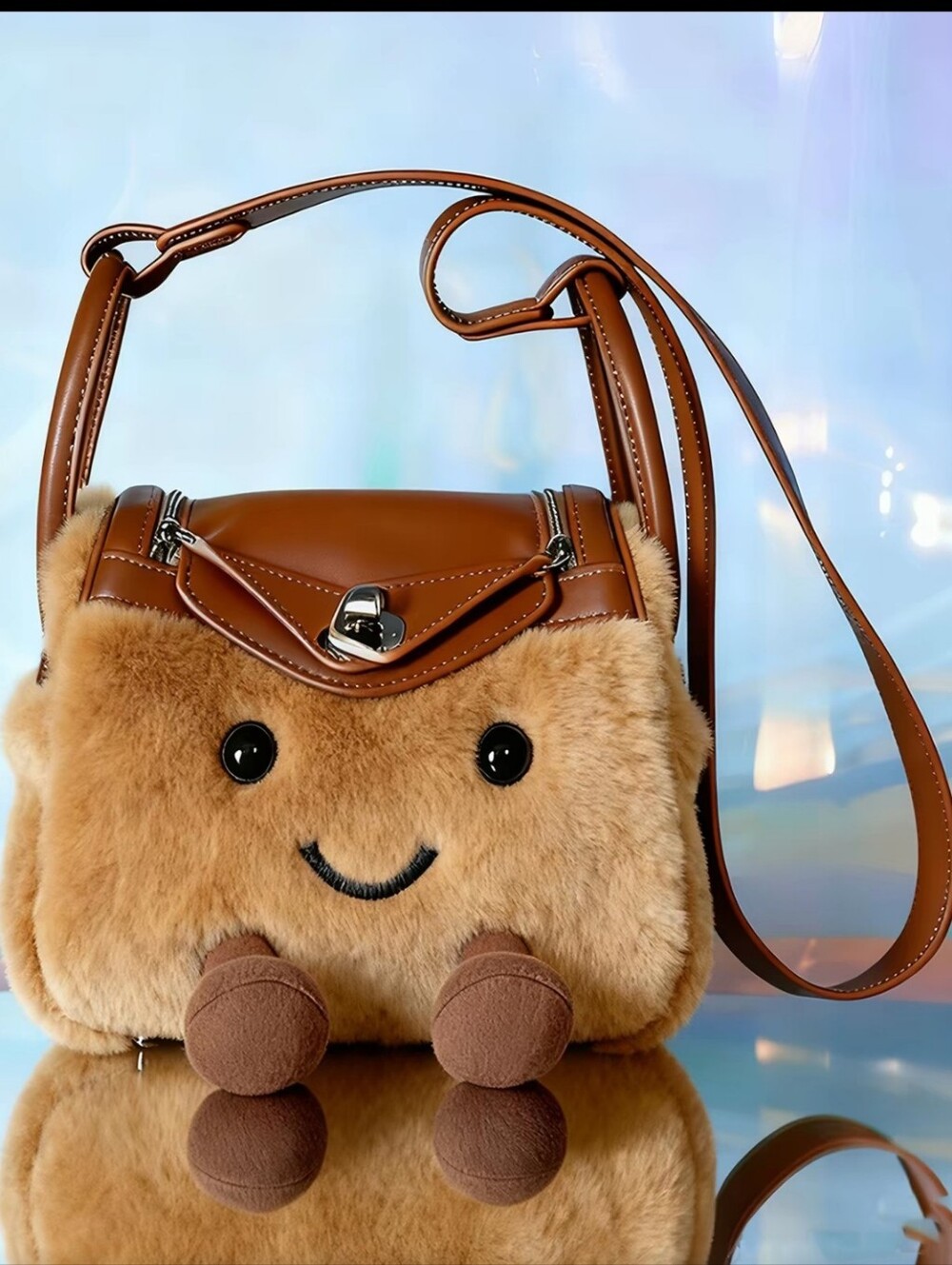 Jellycat Style Lindy Doll Brown Women's Bag